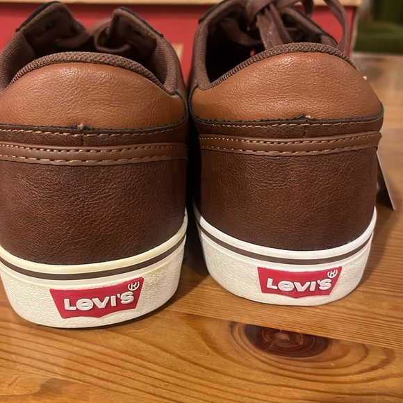 Levi's Casual Shoes Sneakers Ethan Napa dark brown nwt size 10.5 - Picture 5 of 12